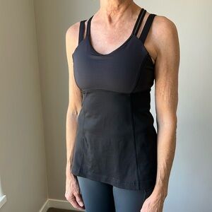 Lululemon strappy black tank size 4